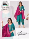 Noor Jahan By Blue Hills Rayon Kurti With Bottom Dupatta Wholesalers In Surat

